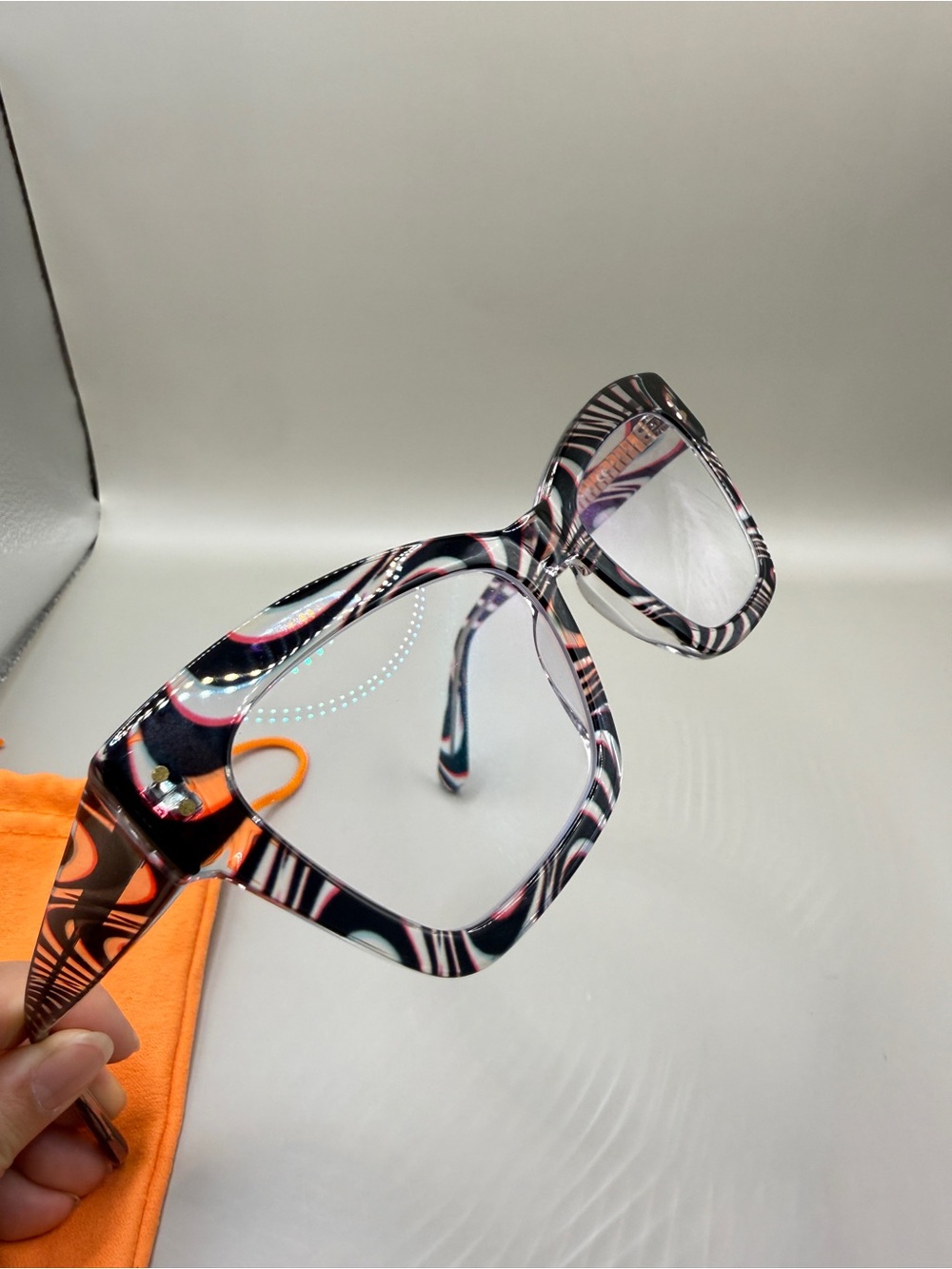 Vooglam Bold Square Eyeglasses, unknown prescription - Picture 4 of 6
